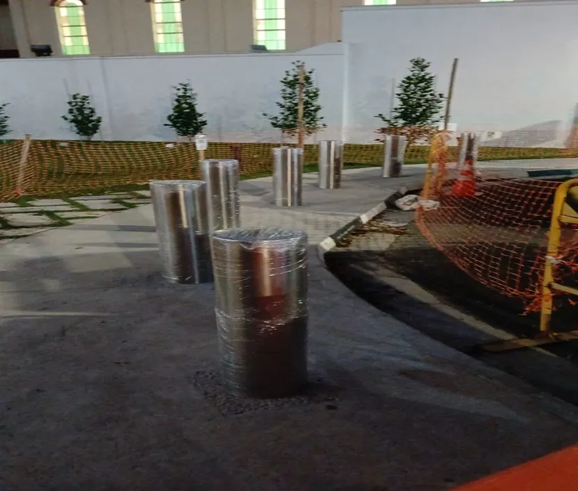 Commercial bollards and external steel works